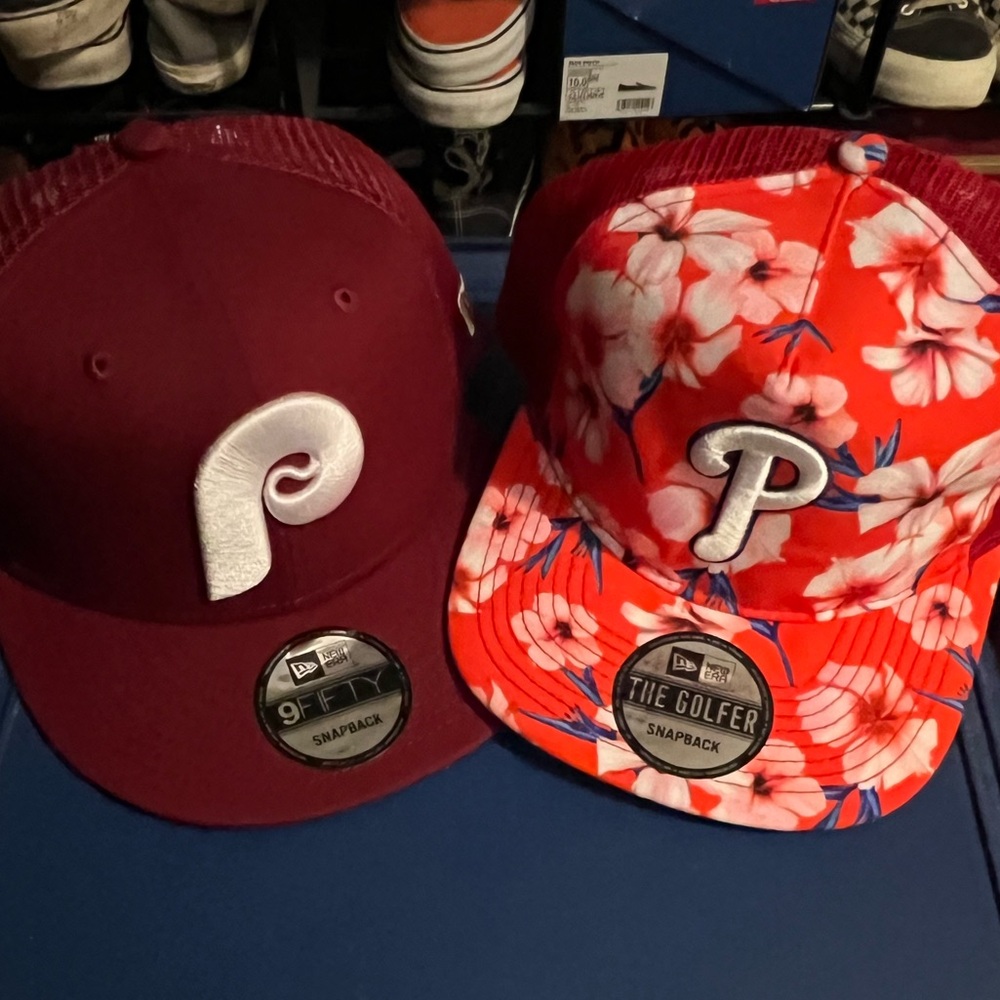 2 Phillies SnapBack hats. Brand new, never worn